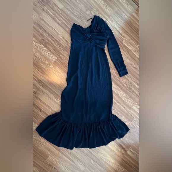 ROKH One Shoulder Midi Sheath Dress - Picture 11 of 16